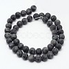 Natural Larvikite Beads Strands G-D692-12mm-2