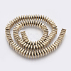 Electroplated Non-magnetic Synthetic Hematite Bead Strand G-E495-08-2