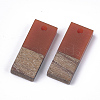 Resin & Walnut Wood Pendants RESI-S358-32E-2