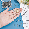 Unicraftale 100Pcs 304 Stainless Steel Ball Post Stud Earring Findings STAS-UN0056-39-4