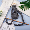 Crafans 3 Sets 3 Colors Toilet Wall Hanging Hand-Woven Rope Holder HJEW-CF0001-06-4