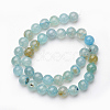 Natural Agate Beads Strands X-G-J361-01-8mm-2