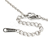 201 Stainless Steel Cable Chain Necklaces NJEW-G138-07P-3