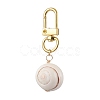 Natural Shiva Eye Shell Pendant Decorations HJEW-JM02130-1