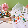 160Pcs 8 Colors Opaque Acrylic Beads SACR-PJ0001-03-6