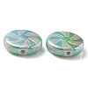 UV Plating Opaque Acrylic Beads OACR-P010-02C-3