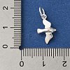 925 Sterling Silver Bird Charms with Jump Rings FIND-U013-03S-3