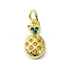 Brass Micro Pave Cubic Zirconia Pendants KK-H475-17G-03-1