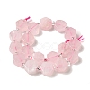 Natural Rose Quartz Beads Strands G-P534-A05-01-3