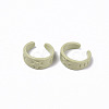 Spray Painted Alloy Cuff Rings RJEW-T011-05-RS-2