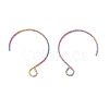 Rainbow Color Ion Plating(IP) 316 Surgical Stainless Steel Earring Hooks STAS-D183-03M-01-2