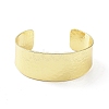 Rack Plating Brass Open Wide Cuff Bangles for Women BJEW-D032-06G-2