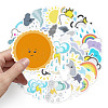 50Pcs Weather Theme PVC Self-Adhesive Cartoon Stickers WG38596-01-5