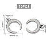 DICOSMETIC 30Pcs 304 Stainless Steel Charms STAS-DC0005-42-4