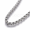 304 Stainless Steel Chain Necklaces NJEW-F242-15P-B-3