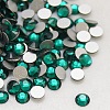 Emerald Faceted Glass Flat Back Rhinestone for Nail Art X-RGLA-C002-SS10-218-1