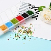 3500Pcs 7 Colors 12/0 Glass Round Seed Beads SEED-YW0001-21-6