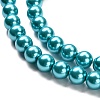 Eco-Friendly Glass Pearl Beads Strands HY-A008-12mm-RB073-4