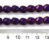 Electroplated Synthetic Magnetic Hematite Beads Strands G-I364-J01-03-4