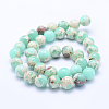 Synthetic Imperial Jasper Beads Strands X-G-F531-8mm-H09-2