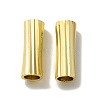 Brass Tube Beads KK-O143-43G-2