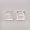 Square Glass Dappen Dish/Lid Bowl Cup Crystal Dish MRMJ-WH0075-16-1