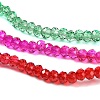 Transparent Painted Glass Beads Strands DGLA-A034-T2mm-A24-4
