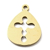 Ion Plating(IP) 316L Surgical Stainless Steel Pendants STAS-M317-27G-1