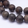 Natural Bronzite Beads Strands X-G-D745-10mm-1