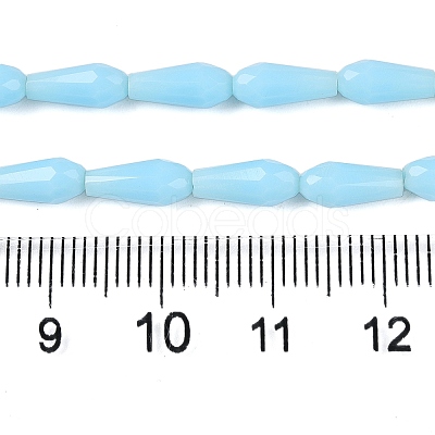 Opaque Solid Color Glass Beads Strands GLAA-T009-001I-1