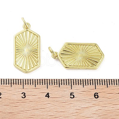 Rack Plating Brass Pendants KK-H474-03G-1