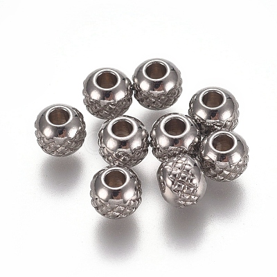 Tarnish Resistant 304 Stainless Steel Beads STAS-M274-033P-1