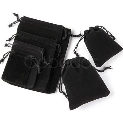 5 Style Rectangle Velvet Pouches TP-LS0001-01B-1