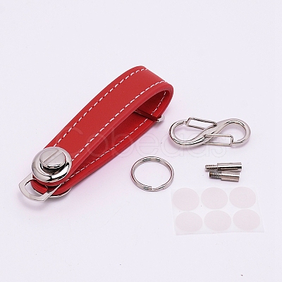 PU Leather Keychain KEYC-WH0018-30C-1