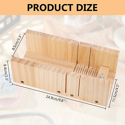 Wood Soap Cutting Table DIY-WH0430-616-1