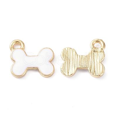 Bone Alloy Enamel Pendants ENAM-B045-02LG-04-1