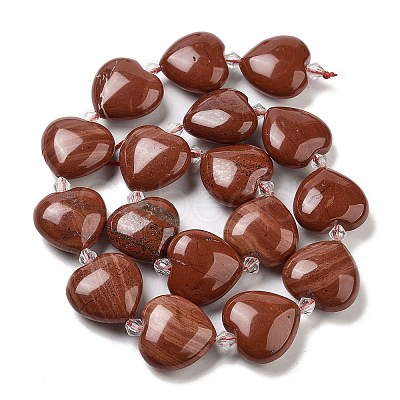 Natural Red Jasper Beads Strands G-C150-A19-01-1