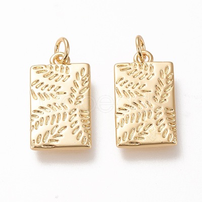 Brass Pendants KK-L006-033G-1