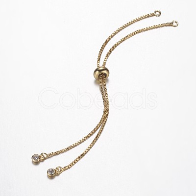 Brass Chain Bracelet Making KK-G290-09-1