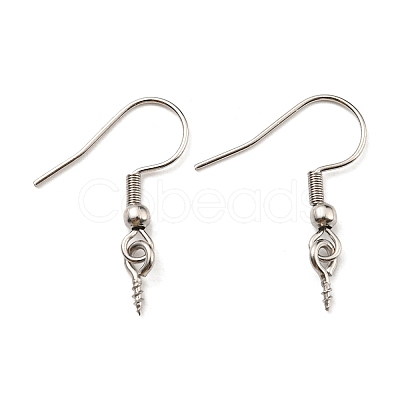 Tarnish Resistant 304 Stainless Steel Earring Hooks STAS-G310-24P-1