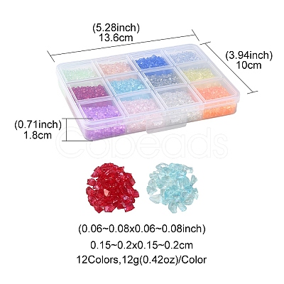 144g 12 Colors Transparent Electroplate Glass Beads GLAA-YW0001-93-1