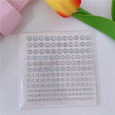 Acrylic Laser Diamond Self-Adhesive Stickers PW-WG36008-04-1