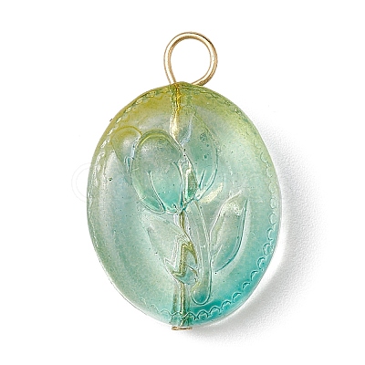 Transparent Glass Pendant PALLOY-JF02256-1