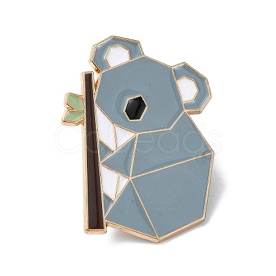 Animal Enamel Pins JEWB-P038-09B-G-1