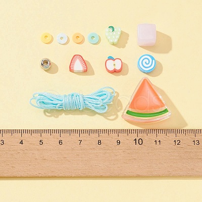 DIY Fruit Stretch Bracelet Making Kit DIY-FS0003-88-1