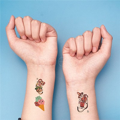 CRASPIRE Fruit Style Body Art Tattoos DIY-CP0007-37-1