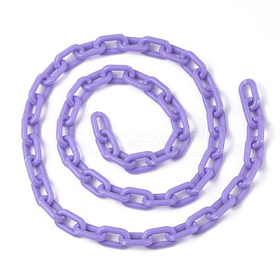 Opaque Acrylic Cable Chains X-SACR-N010-002E-1