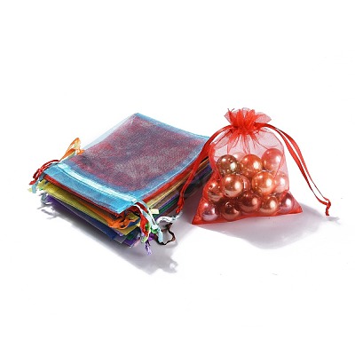 Mixed Color Organza Gift Bags X-OP001M-1