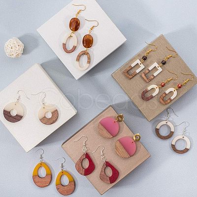 Ornaland Resin & Wood Pendants RESI-OL0001-10E-1