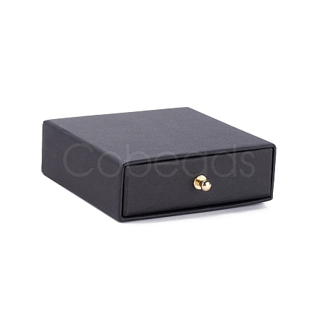 Square Paper Drawer Jewelry Set Box CON-C011-03A-01-1